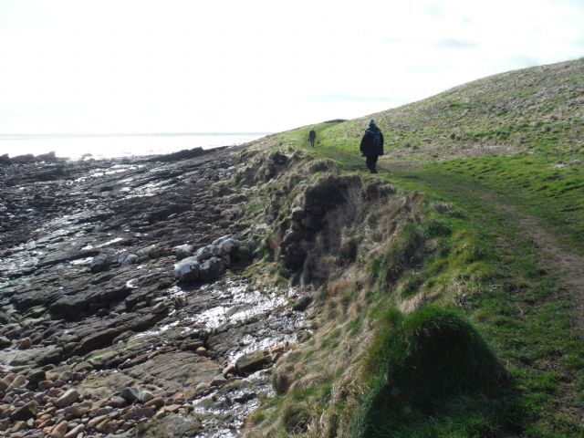 Crail salt pans walls