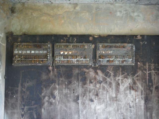 Crail WW2 hut electrical boards